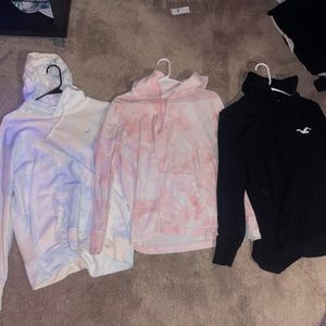 Hollister Co. Long sleeve Tee w Hood Bundle